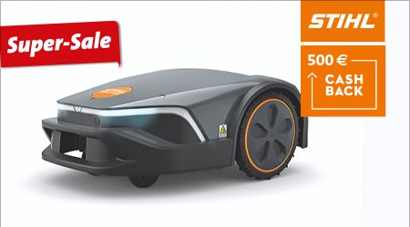 Maehroboter Abverkauf Aktion Stihl iMow5 EVO cashback