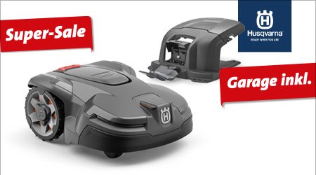 Maehroboter Abverkauf Aktion Husqvarna 405x + Garage
